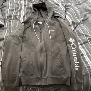 Columbia Charcoal Full-Zip Hoodie